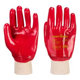 Manusi pvc knitwrist