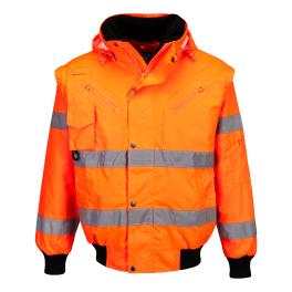Jacheta 3 in 1 hi-vis bomber 