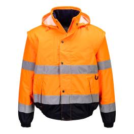 Jacheta  contrast bomber hi-vis 