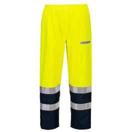 Pantaloni bizflame rain+ hi-vis light arc