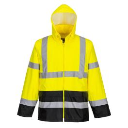 Jacheta de ploaie hi-vis contrast 