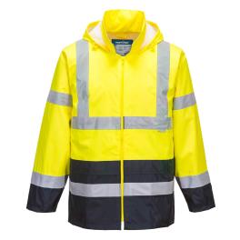 Jacheta de ploaie hi-vis contrast 