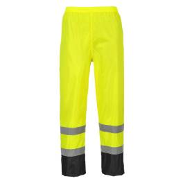 Pantaloni de ploaie hi-vis classic contrast