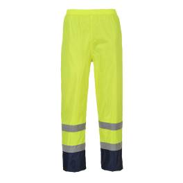 Pantaloni de ploaie hi-vis classic contrast