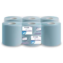 Lavete industriale albastre absorbante pefc, din pasta de lemn, strong blue 135 joint lucart, art.f292 (852105)