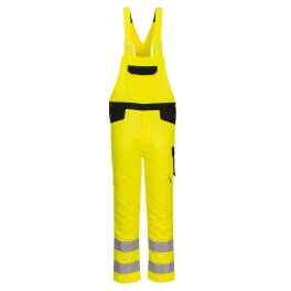 Pw2 pantaloni cu bretele hi-vis