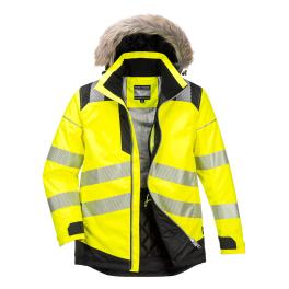 Pw3 jacheta parka de iarna hi-vis