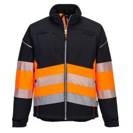 Pw3 jachetă softshell hi-vis clasa 1