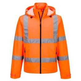 Jachetă hi-vis ușor de împachetat