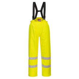 Pantaloni captusiti bizflame rain hivis antistatici fr