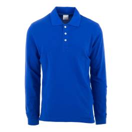 Bluza polo albastra de lucru confort long, art.75b9