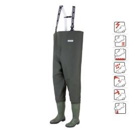 Pantaloni de protectie cu cizme s5 integrate danubio, art.a412