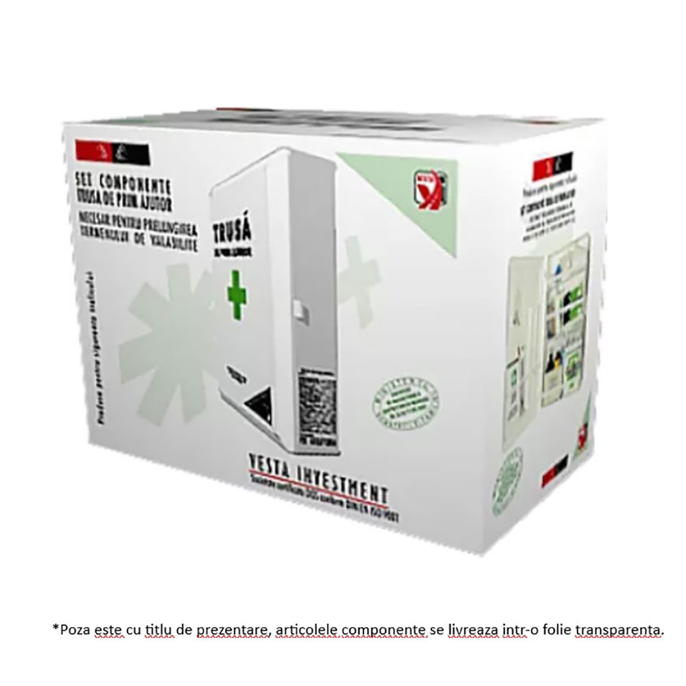 Kit componente pentru trusa de prim ajutor - fara cutie, art.t203